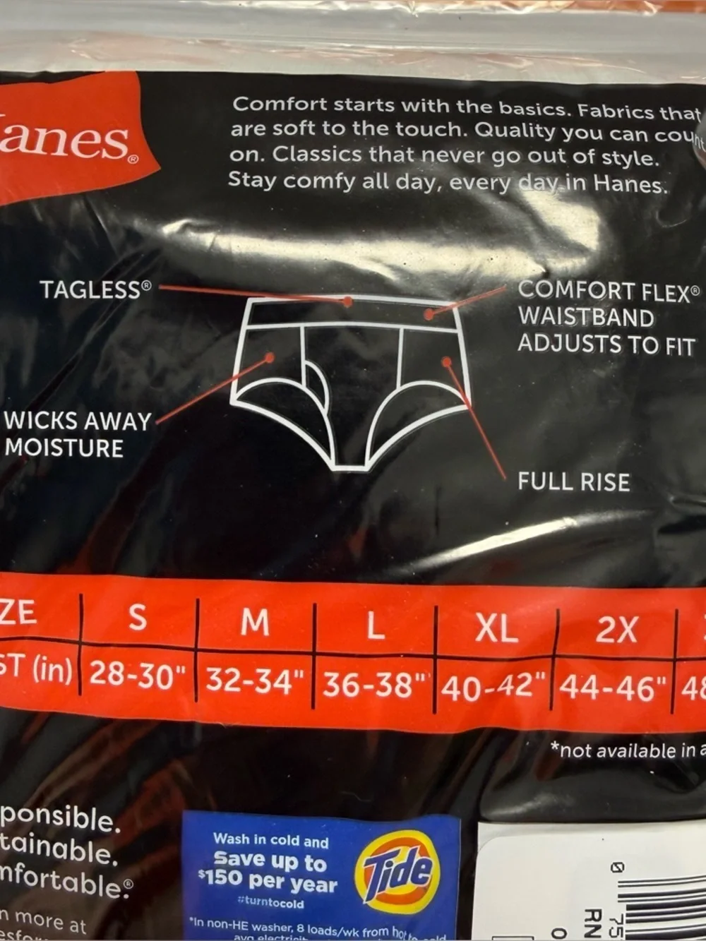 New Hanes Underwear XL White Briefs 9pk 100% Cotton Mens Classic Tighty Whities